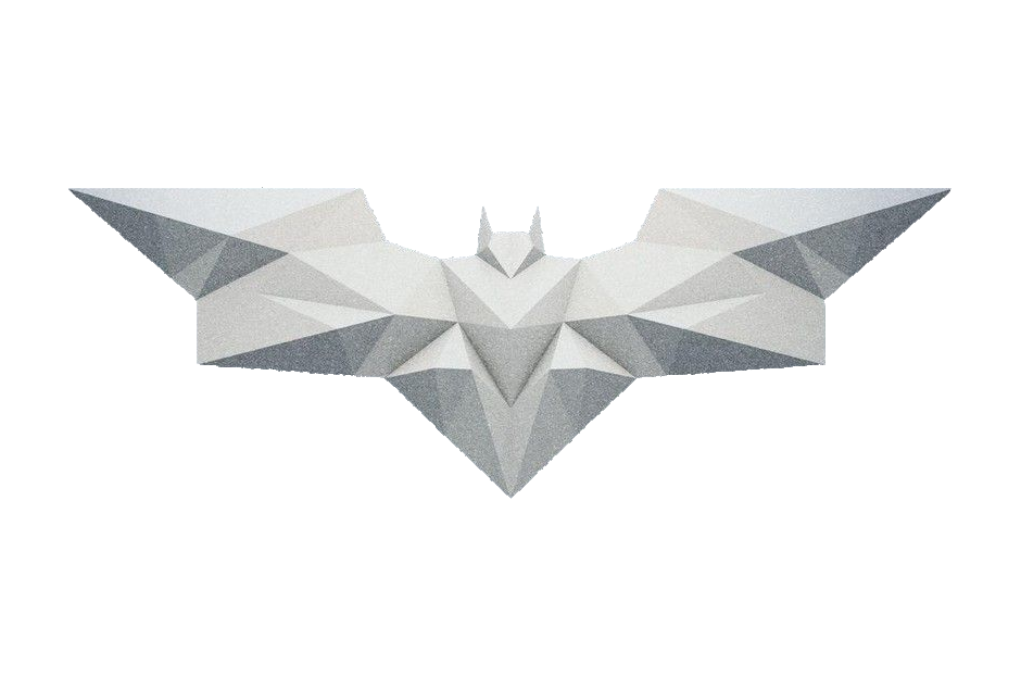 Batman Logo Design PNG