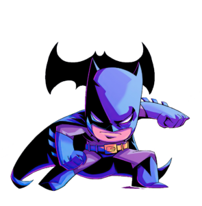 Chibi Batman Clipart PNG