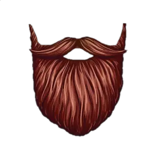 brown mustache png