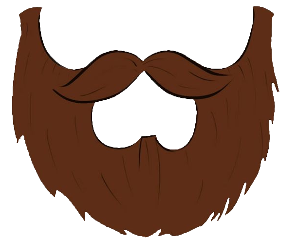 brown Beard Png vector