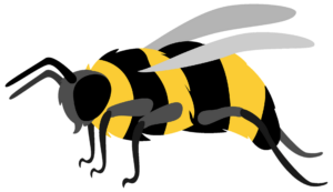 Bee PNG vector Image