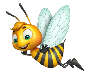 Animated Cartoon Bee Png