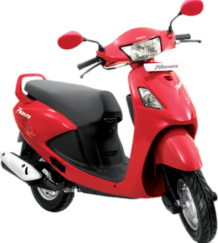 Red Scooty Png