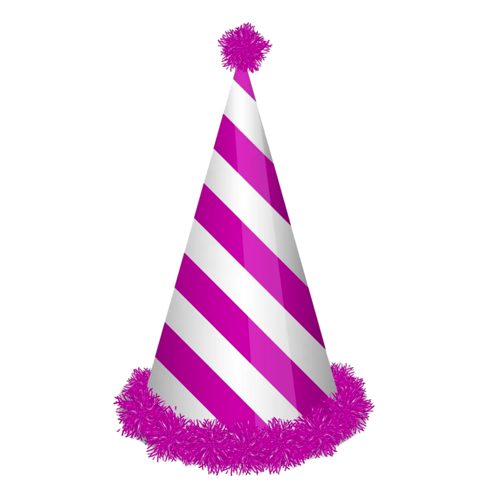 Pink Birthday Hat Png