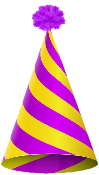 Purple Birthday Hat Png