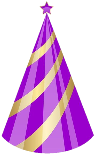 Purple Birthday Hat Png