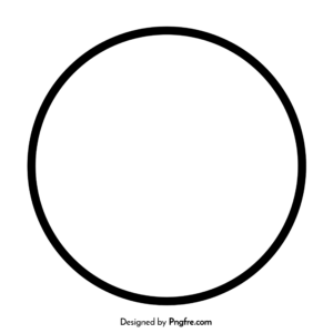 Black Circle Border PNG