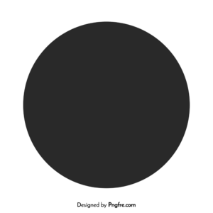 Filled Black Circle PNG