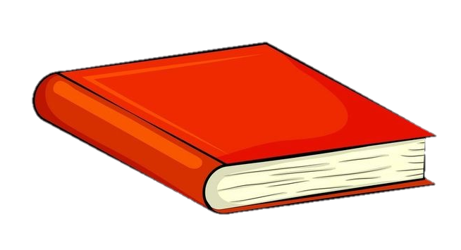 Closed Red Book clipart PNG