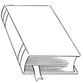 Book Outline PNG