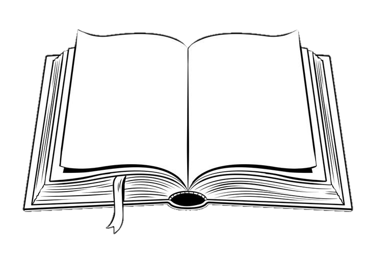 Book Outline PNG Image