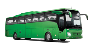 Green Travel Bus PNG
