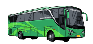 Green Bus Clipart PNG