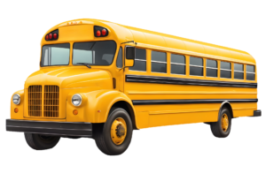 Animated School Bus PNG
