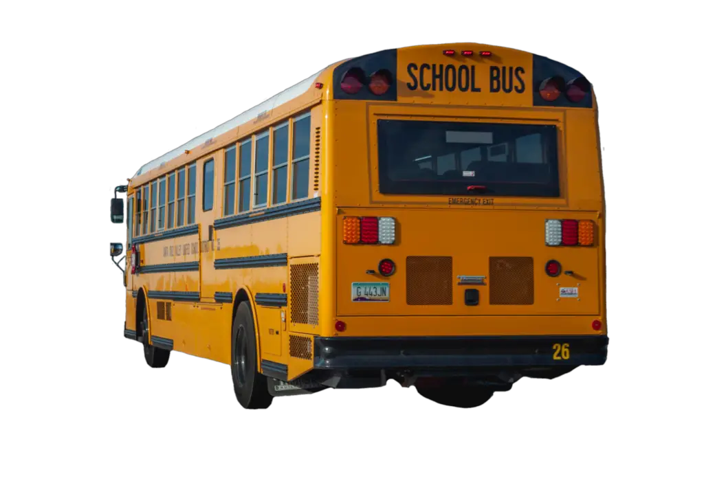 School Bus Back View PNG