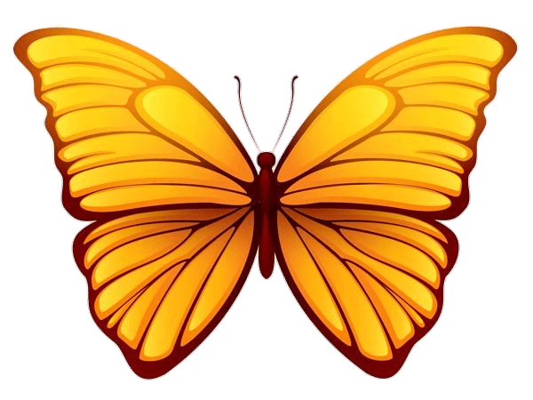 Yellow Butterfly Png