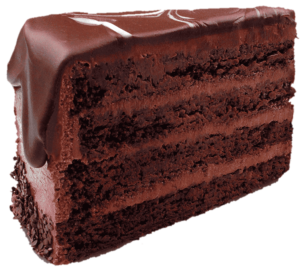 Chocolate cake slice png