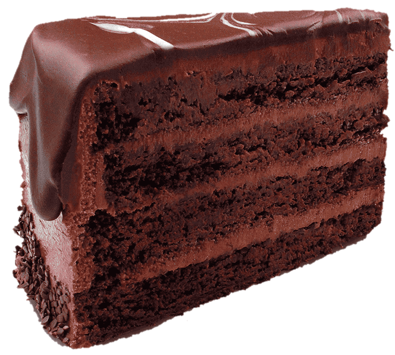 Chocolate cake slice png