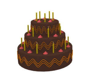 Animated Chocolate Cake Png