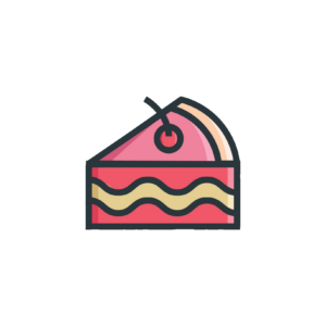 Cake Slice vector Icon Png