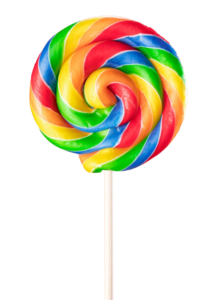 Rainbow Lollipop Candy PNG