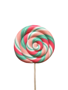 Aesthetic Candy Lollipop PNG