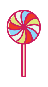 Colorful Lollipop Candy Vector Icon PNG