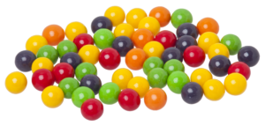 Colorful Candy Gems PNG