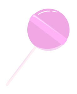 Pink Lollipop Candy Vector PNG