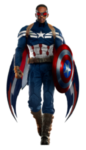 Falcon as Captain America PNG