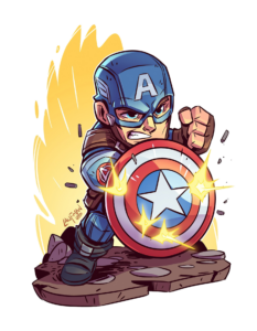 Captain America Artwork PNG