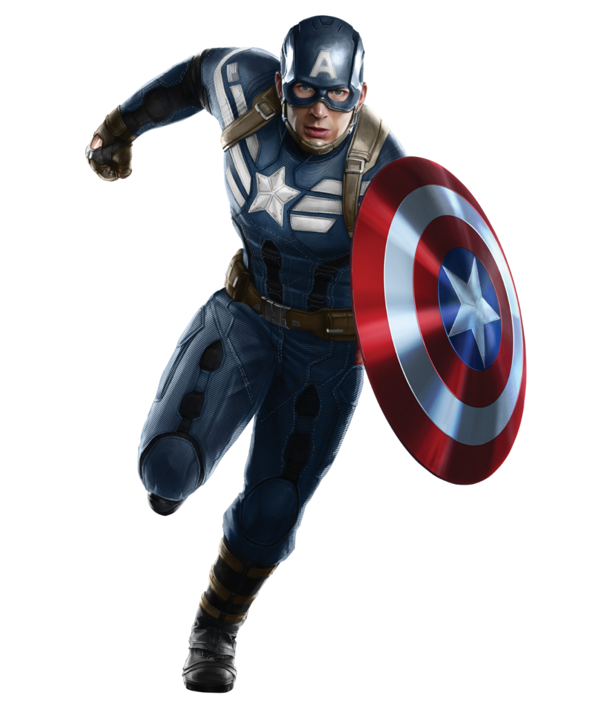 High-resolution Captain America PNG