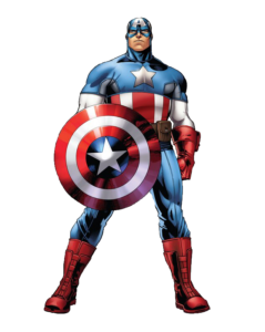 Cartoon Captain America PNG