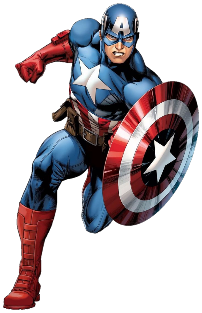 Animated Captain America PNG