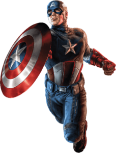 Transparent Captain America PNG Image