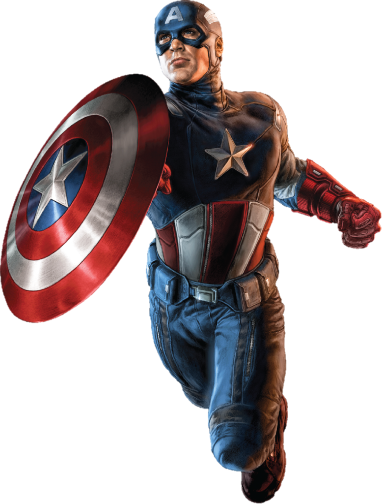 Transparent Captain America PNG