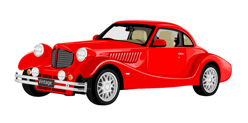Red Old Car Png