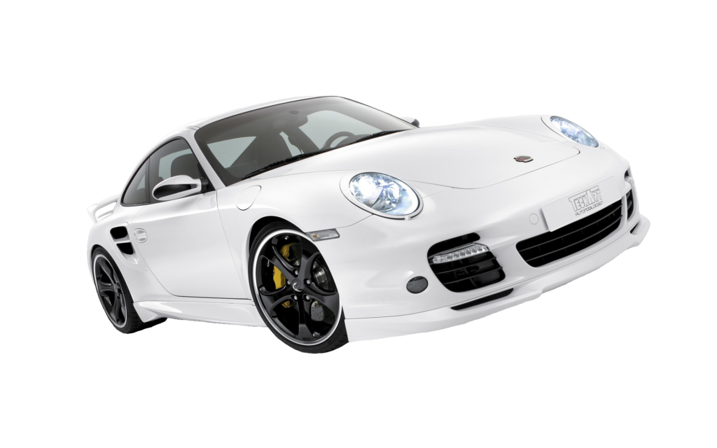 Porsche Techart White Car Png