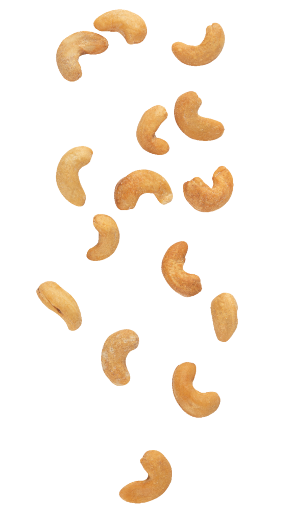 Falling Cashew Nuts PNG