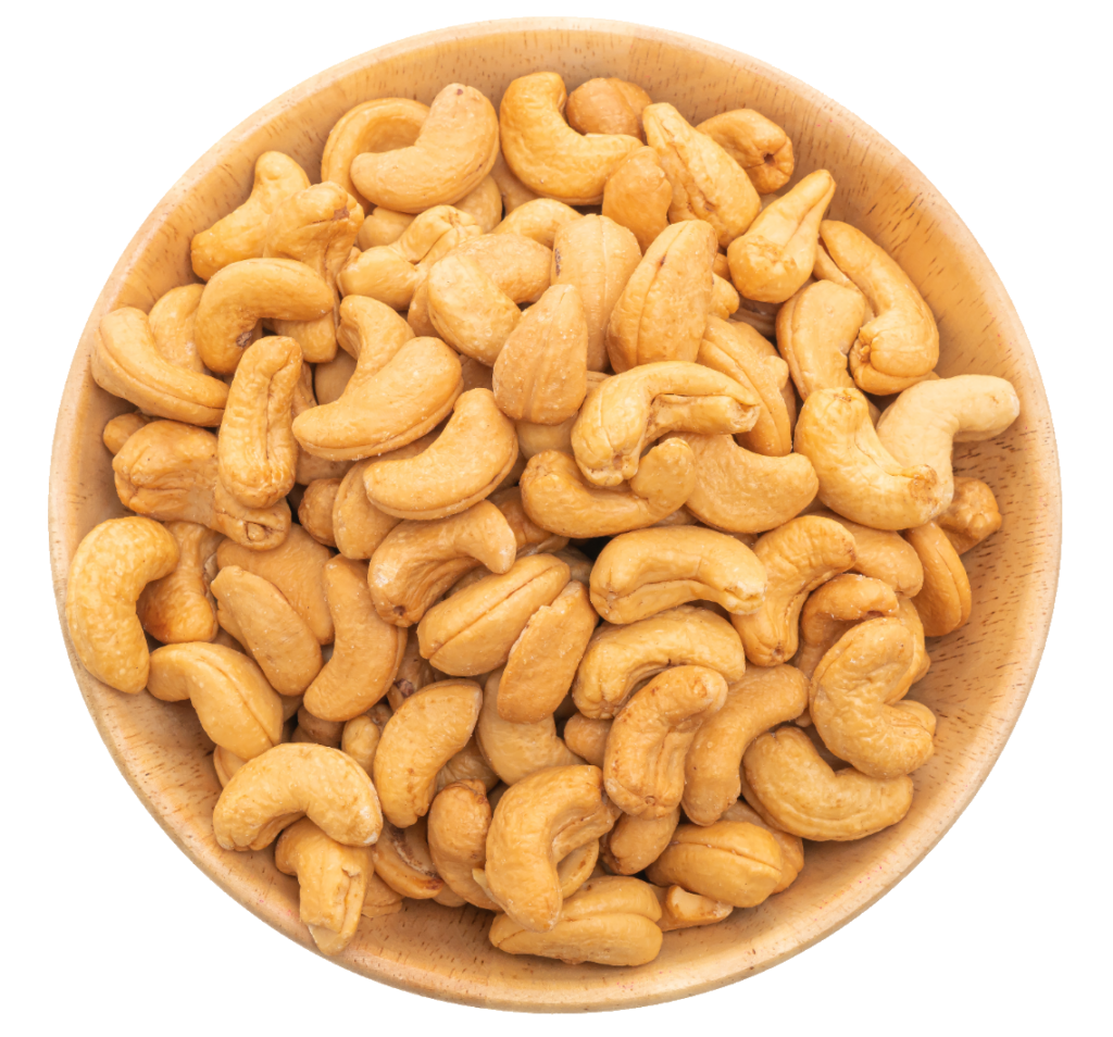 Roasted Cashew Nuts Bowl PNG