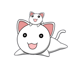 Transparent Cat with baby cat Png