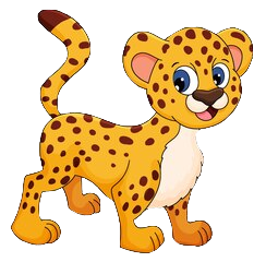 Cartoon Cheetah PNG