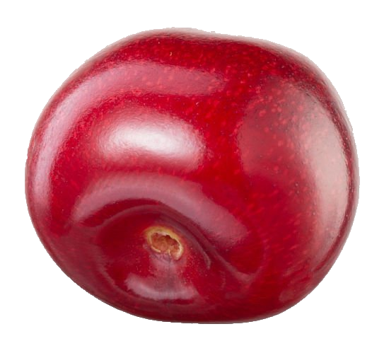 Realistic Single Cherry PNG
