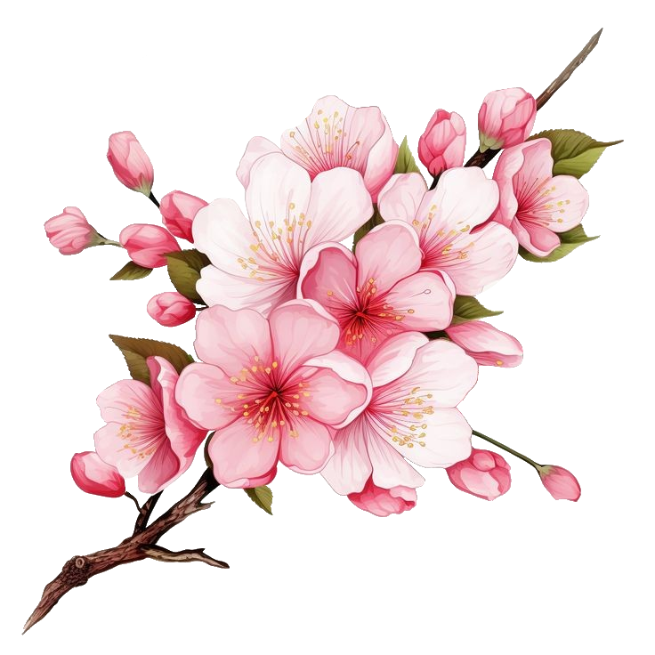 Cherry Blossom artwork PNG