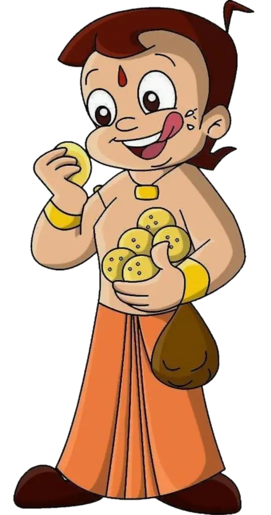 Chhota Bheem Eating Laddu Png