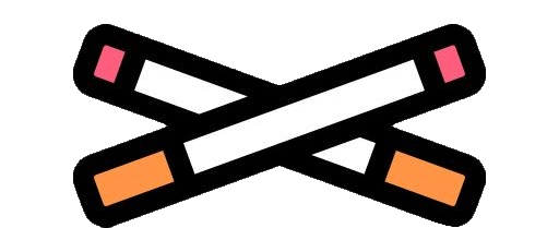 Cross Cigarettes Vector Icon PNG