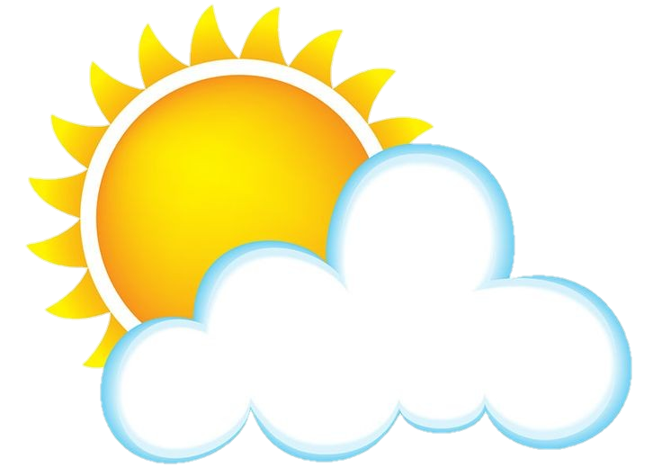 Sun and Cloud Png Clipart