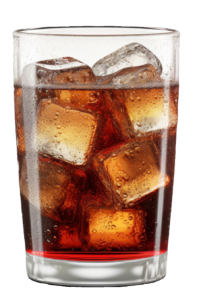 Glass of Cola-Cola Drink PNG