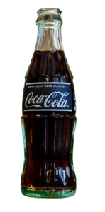 Glass Bottle of Cola-Cola PNG