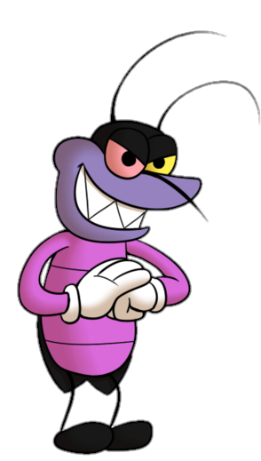 Cartoon Cockroach PNG Character 